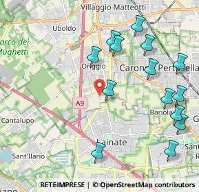 Mappa Via Meucci, 21040 Origgio VA, Italia (2.38071)