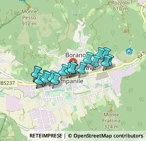 Mappa Via della Fonte, 25075 Nave BS, Italia (0.7055)