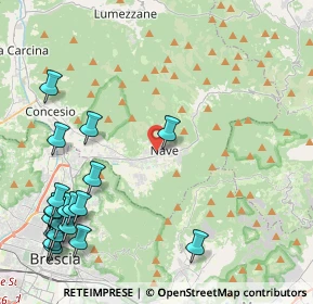 Mappa Via della Fonte, 25075 Nave BS, Italia (5.8445)