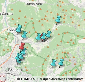 Mappa Via della Fonte, 25075 Nave BS, Italia (4.212)