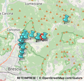 Mappa Via della Fonte, 25075 Nave BS, Italia (3.395)