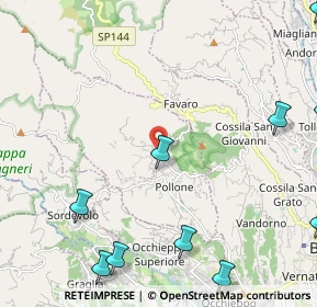 Mappa Via Giuseppe Bozzalla, 13814 Pollone BI, Italia (3.9755)