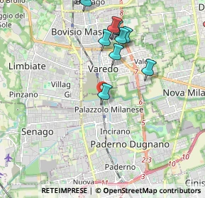 Mappa Palazzolo Milanese, 20030 Paderno Dugnano MI, Italia (2.28727)