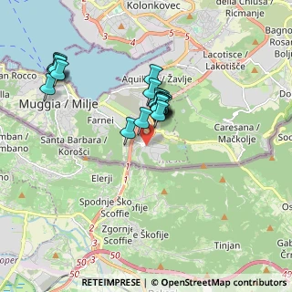 Mappa Località Vignano, 34015 Muggia TS, Italia (1.551)