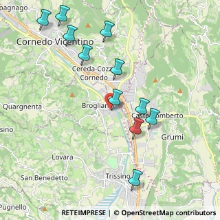 Mappa Via Giacomo Matteotti, 36070 Brogliano VI, Italia (2.21364)