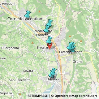 Mappa Via Giacomo Matteotti, 36070 Brogliano VI, Italia (1.91636)