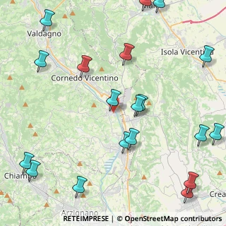 Mappa Via Giacomo Matteotti, 36070 Brogliano VI, Italia (6.011)