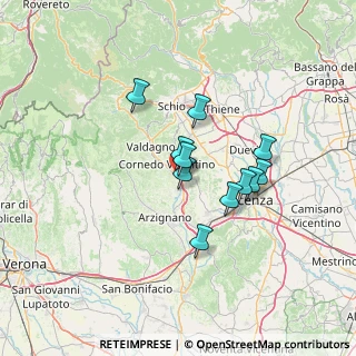 Mappa Via Giacomo Matteotti, 36070 Brogliano VI, Italia (10.33273)