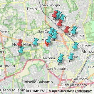 Mappa Via Luigi Einaudi, 20835 Muggiò MB, Italia (1.9755)