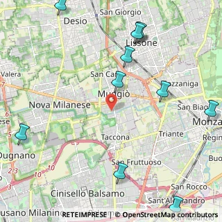 Mappa Via Luigi Einaudi, 20835 Muggiò MB, Italia (2.9)