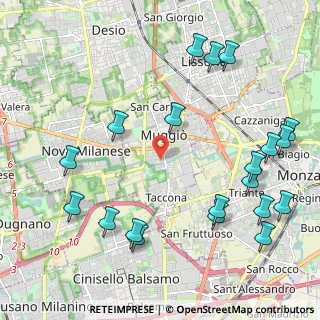 Mappa Via Luigi Einaudi, 20835 Muggiò MB, Italia (2.6495)