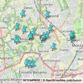 Mappa Via Luigi Einaudi, 20835 Muggiò MB, Italia (2.0575)