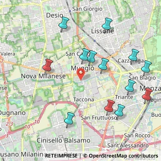 Mappa Via Luigi Einaudi, 20835 Muggiò MB, Italia (2.34923)