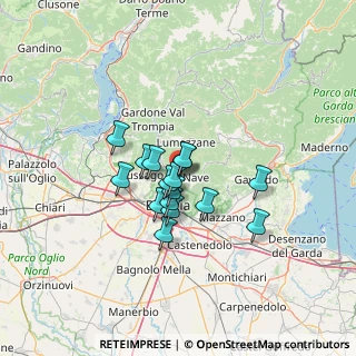 Mappa Via Angelo Faini, 25073 Bovezzo BS, Italia (8.845)