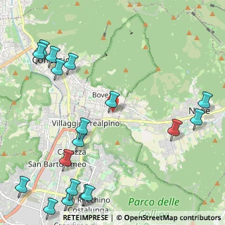 Mappa Via Angelo Faini, 25073 Bovezzo BS, Italia (3.08)