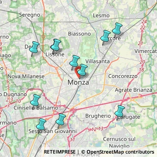 Mappa Via Alessandro Pennati, 20900 Monza MB, Italia (4.59636)
