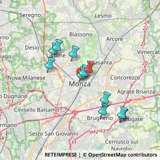 Mappa Via Alessandro Pennati, 20900 Monza MB, Italia (3.24364)