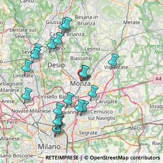 Mappa Vicolo Carrobiolo, 20052 Monza MB, Italia (8.847)
