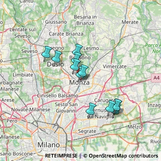 Mappa Vicolo Carrobiolo, 20052 Monza MB, Italia (6.18917)