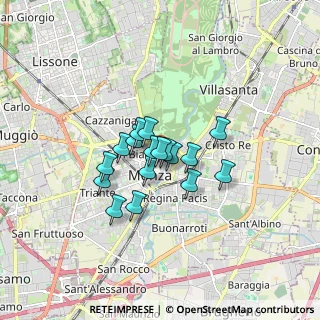 Mappa Vicolo Carrobiolo, 20052 Monza MB, Italia (1.08235)
