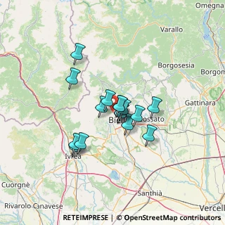 Mappa Via Santuario D'Oropa, 13900 Biella BI, Italia (9.39563)