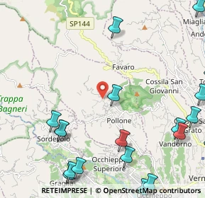 Mappa 13814 Pollone BI, Italia (3.2105)