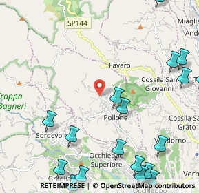 Mappa 13814 Pollone BI, Italia (3.2145)