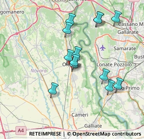 Mappa Km 16, 28047 Oleggio NO, Italia (6.78846)