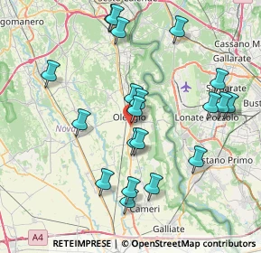 Mappa Km 16, 28047 Oleggio NO, Italia (8.0065)