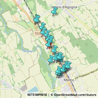 Mappa Via Dottor Georg Schaeffler, 28015 Momo NO, Italia (0.86087)