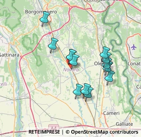 Mappa Via Dottor Georg Schaeffler, 28015 Momo NO, Italia (6.08769)