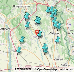 Mappa Via Dottor Georg Schaeffler, 28015 Momo NO, Italia (7.247)