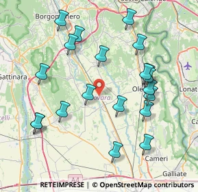 Mappa Via Dottor Georg Schaeffler, 28015 Momo NO, Italia (8.336)