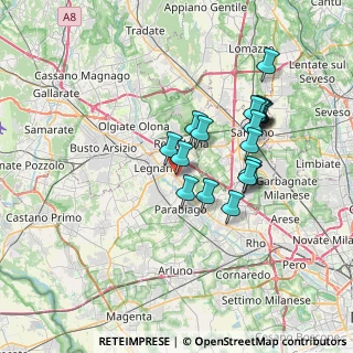 Mappa Via Manfredo Fanti, 20028 Cerro maggiore MI, Italia (6.35632)