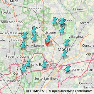 Mappa Via Monza, 20835 Muggiò MB, Italia (4.06267)