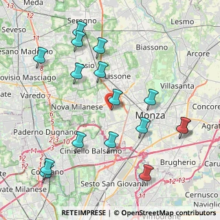 Mappa Via Monza, 20835 Muggiò MB, Italia (4.6825)