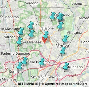 Mappa Via Monza, 20835 Muggiò MB, Italia (4.06267)