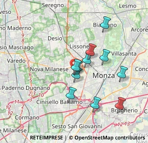 Mappa Via Monza, 20835 Muggiò MB, Italia (2.95455)
