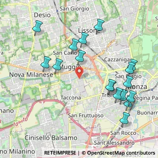 Mappa Via Monza, 20835 Muggiò MB, Italia (2.30765)