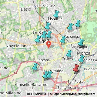 Mappa Via Monza, 20835 Muggiò MB, Italia (2.28611)