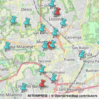 Mappa Via Monza, 20835 Muggiò MB, Italia (2.66647)
