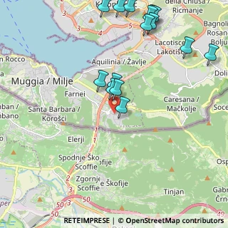 Mappa Strada per I Laghetti, 34015 Muggia TS, Italia (2.52133)