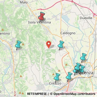 Mappa Via San Zeno, 36030 Costabissara VI, Italia (5.77182)