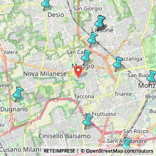 Mappa Via De Nicola Enrico, 20835 Muggiò MB, Italia (2.93909)