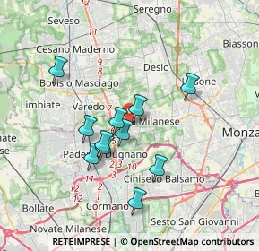 Mappa Via Sebastiano Caboto, 20834 Nova Milanese MB, Italia (3.00091)