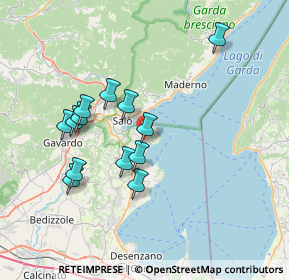 Mappa Viale Italia, 25010 San Felice del Benaco BS, Italia (6.68308)