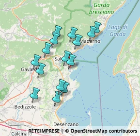 Mappa Viale Italia, 25010 San Felice del Benaco BS, Italia (6.366)