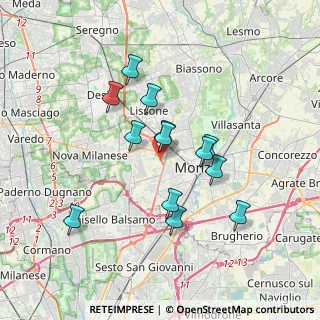 Mappa Via Chienti, 20900 Monza MB, Italia (3.05846)