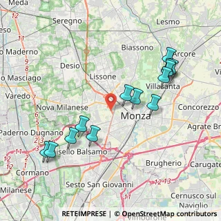 Mappa Via Chienti, 20900 Monza MB, Italia (4.14538)