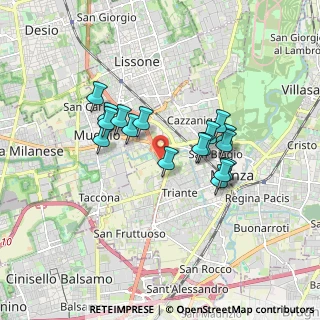 Mappa Via Chienti, 20900 Monza MB, Italia (1.41882)